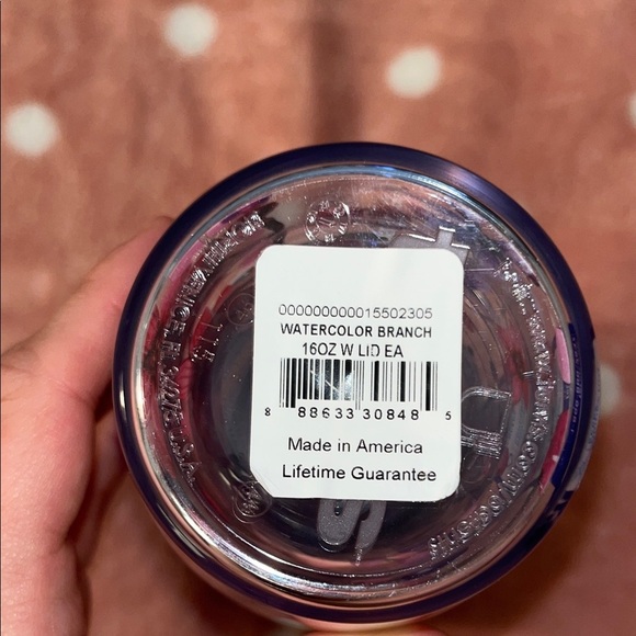 Tervis Watercolor Brand Purple Butterfly Insulated Tumbler 16 oz NWT - Picture 5 of 8